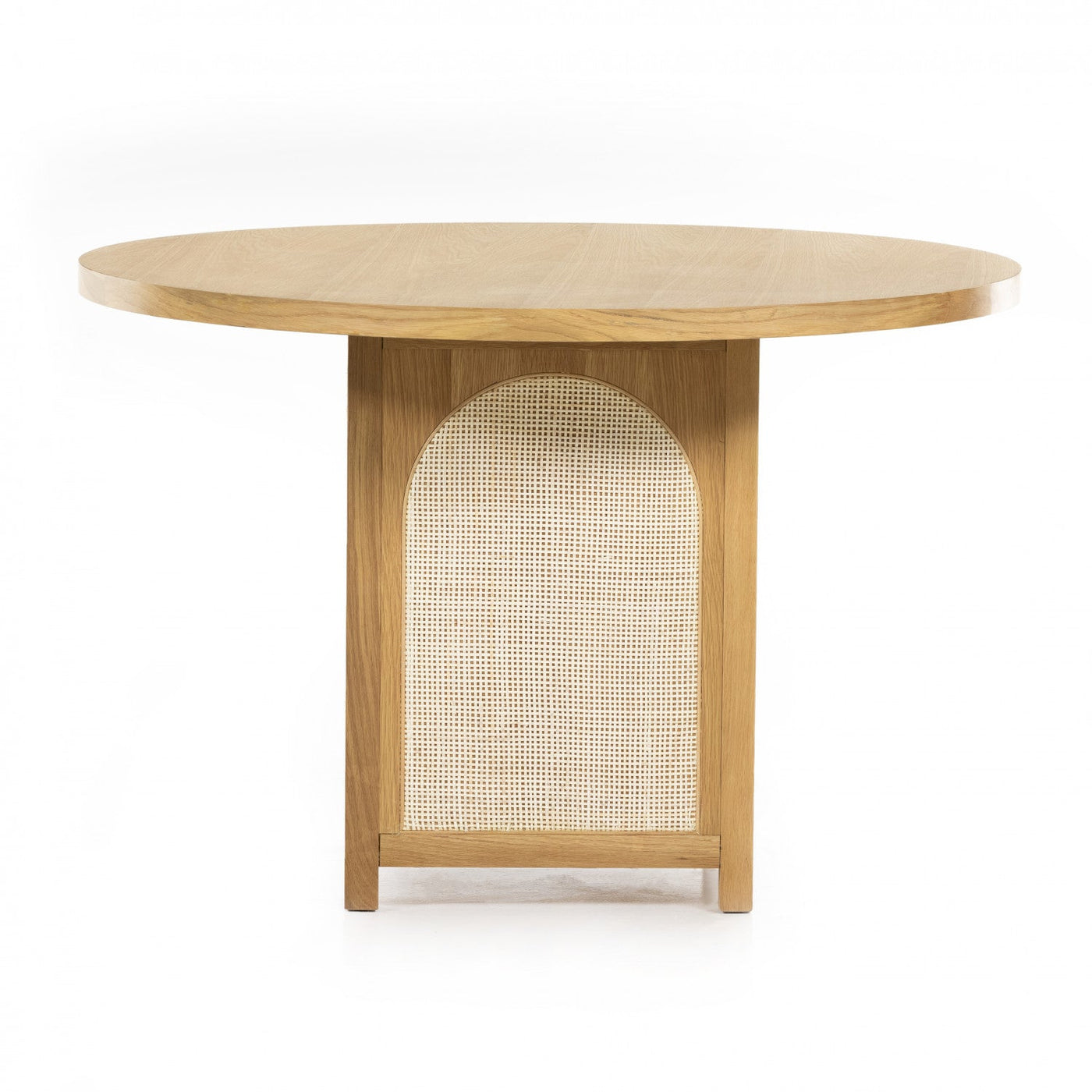 ALLEGRA DINING TABLE-HONEY OAK VENEER