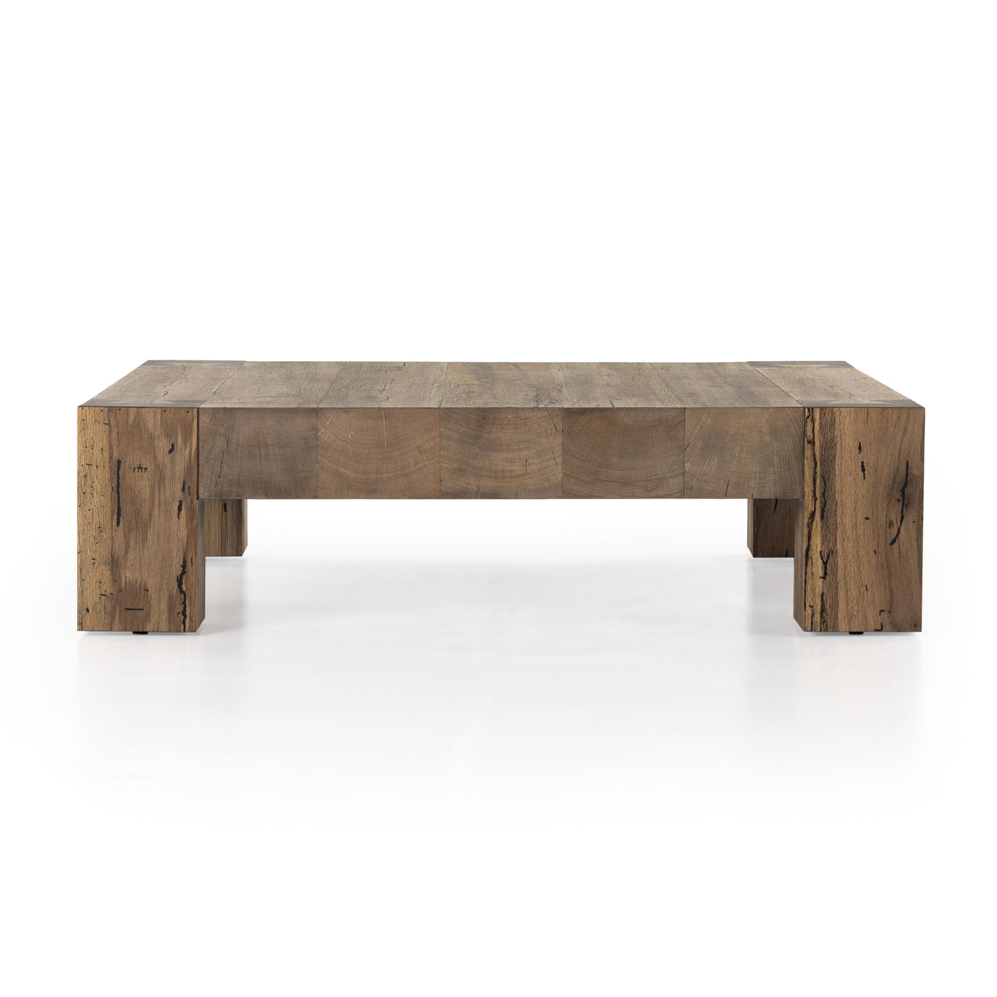 Abaso Coffee Table-Rustic Wormwood Oak