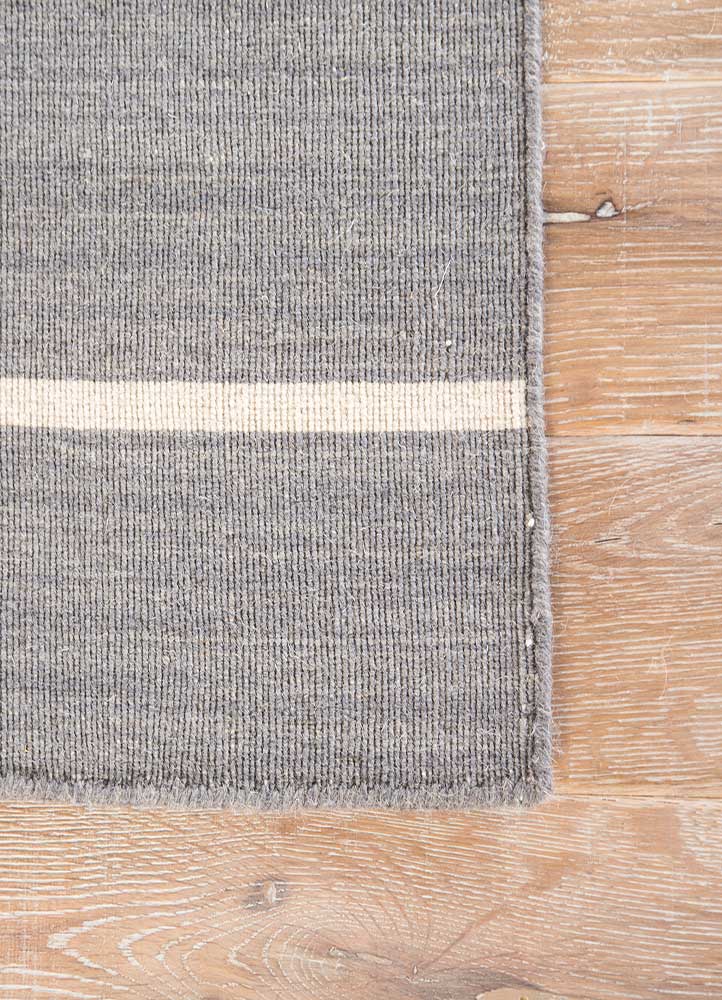 Modern Stripe Rug-Gray