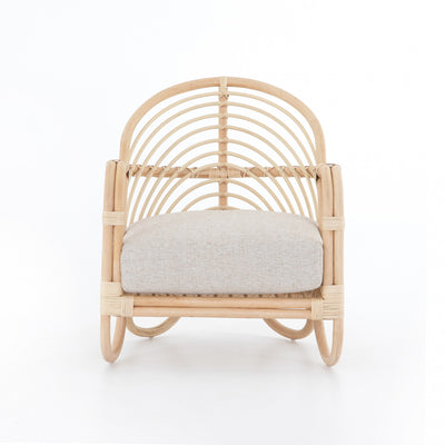 Bentwood Rattan Lounge Chair