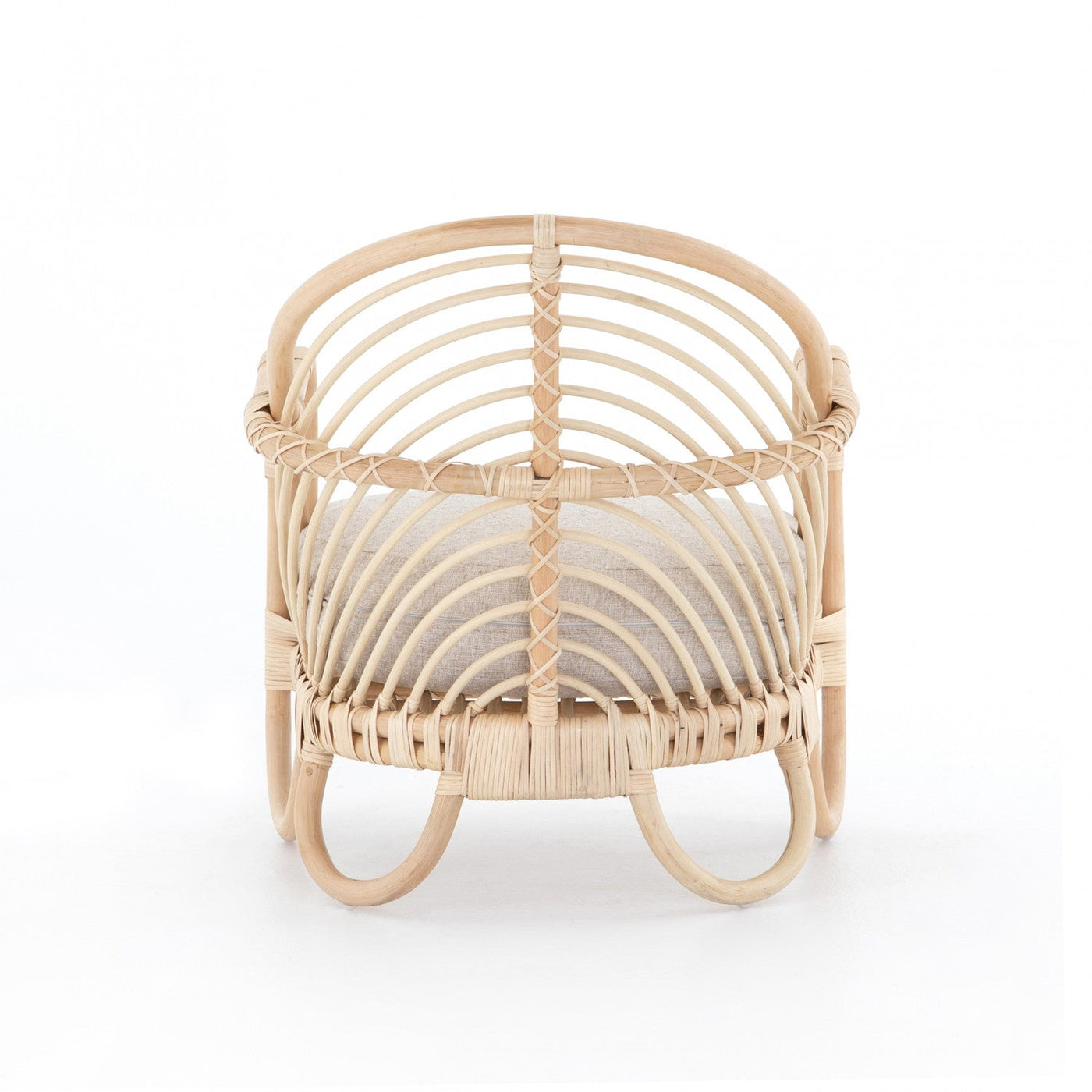 Bentwood Rattan Lounge Chair